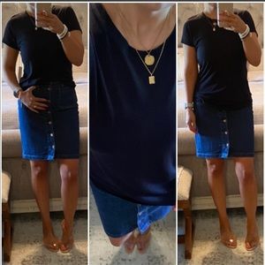 New❤️VINCE -Perfect black crew tee